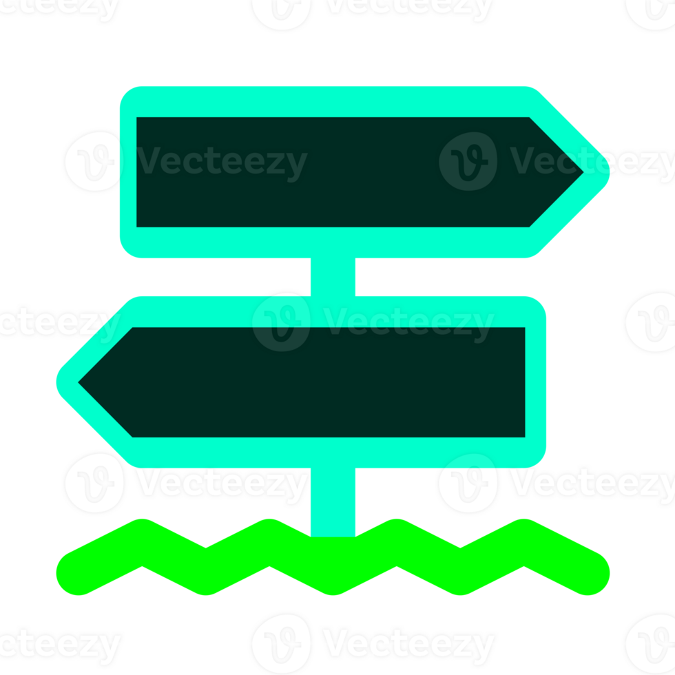 choice of directions on different  destination png