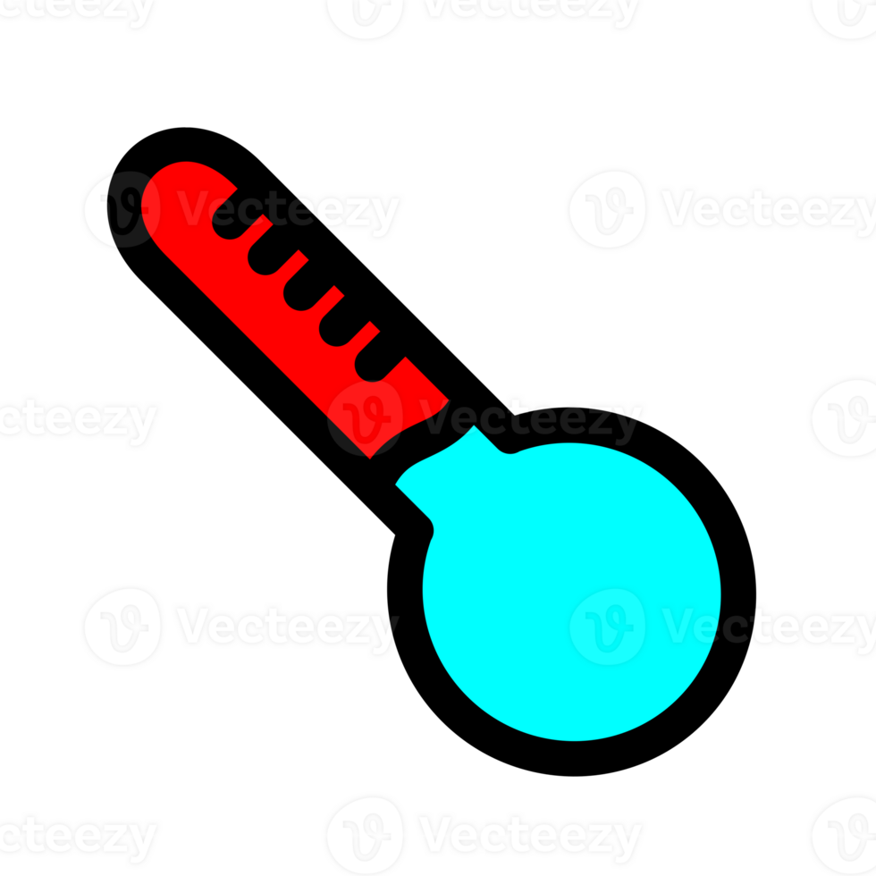 thermometers measuring heat and cold. 37046957 PNG