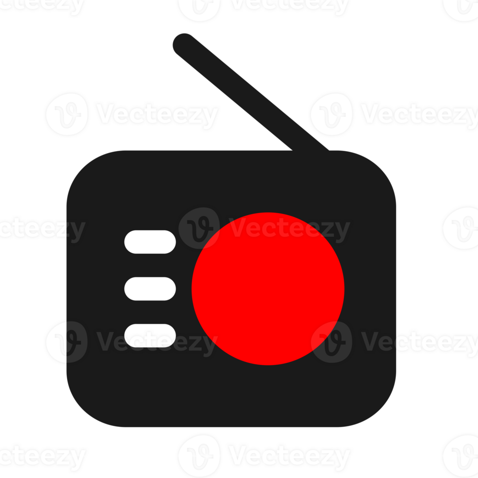 alt klassisch Radio mit Antenne Signal png