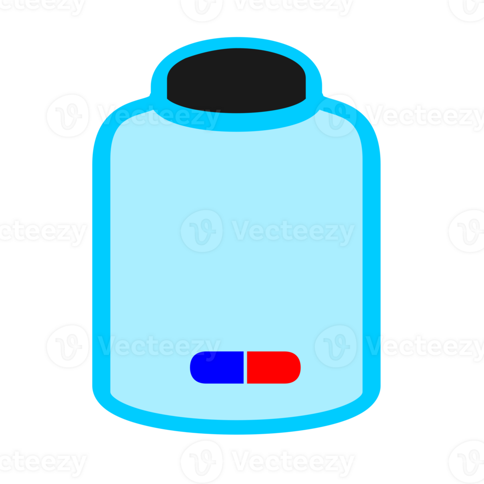 pillen, capsules Aan fles. medisch antibiotica. png