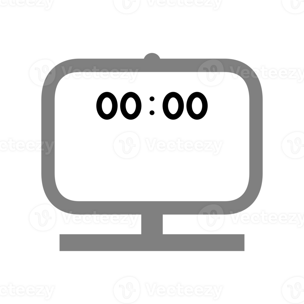 Computer Monitor Display With Digital Clock Isolated 37046971 PNG computer-monitor-display-with-digital-clock-isolated-37046971-png