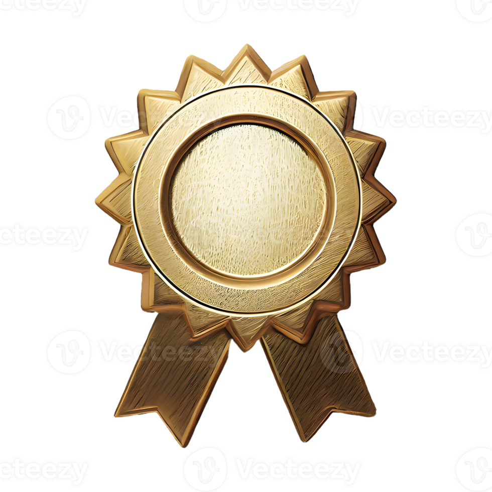 AI generated Award icon Symbol 3d isolated on transparent background png