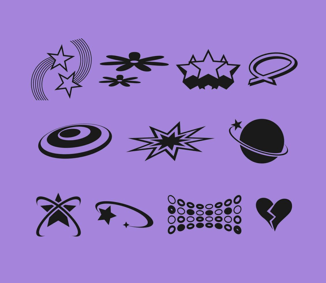 y2k shape vector pack