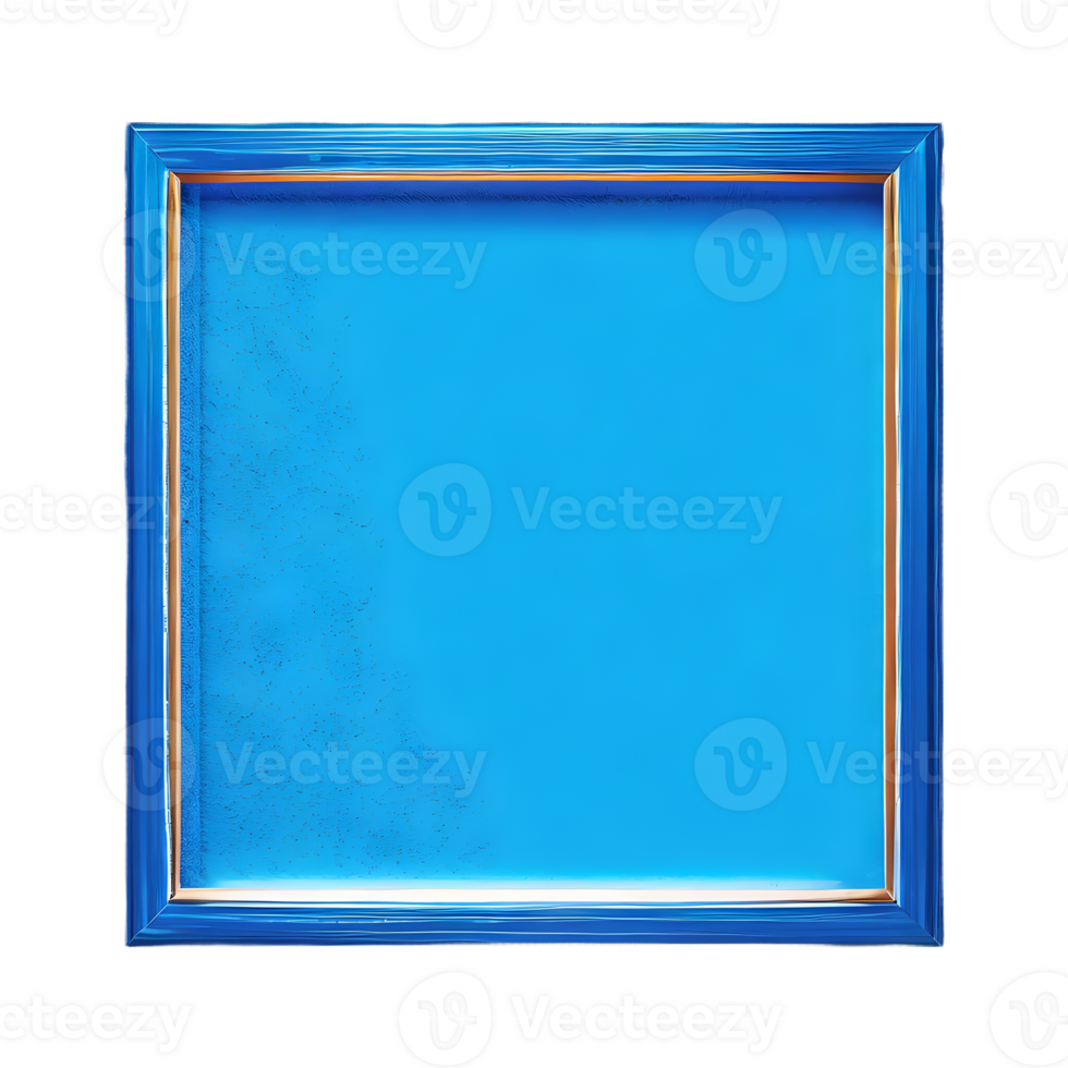 AI generated Square Design Frame Symbol isolated on transparent background png