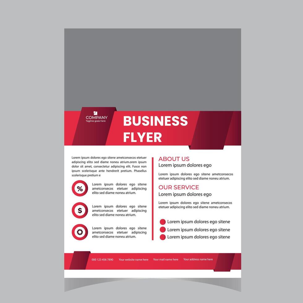 Minimal Poster Brochure Flyer design Layout background vector template Poster cover book design template with space for photo background, Use for annual report,