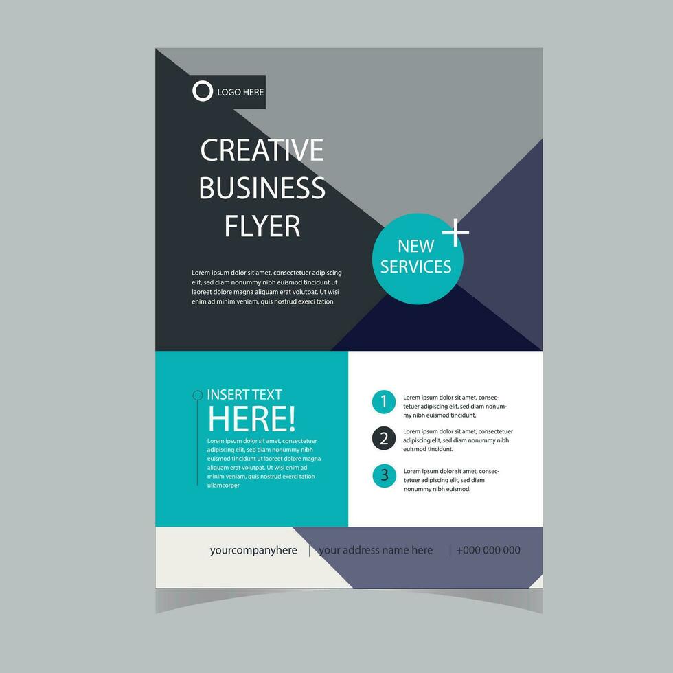 Business conference flyer template or online live webinar and corporate Business flyer, leaflet, poster layout, Business Brochure template design vector