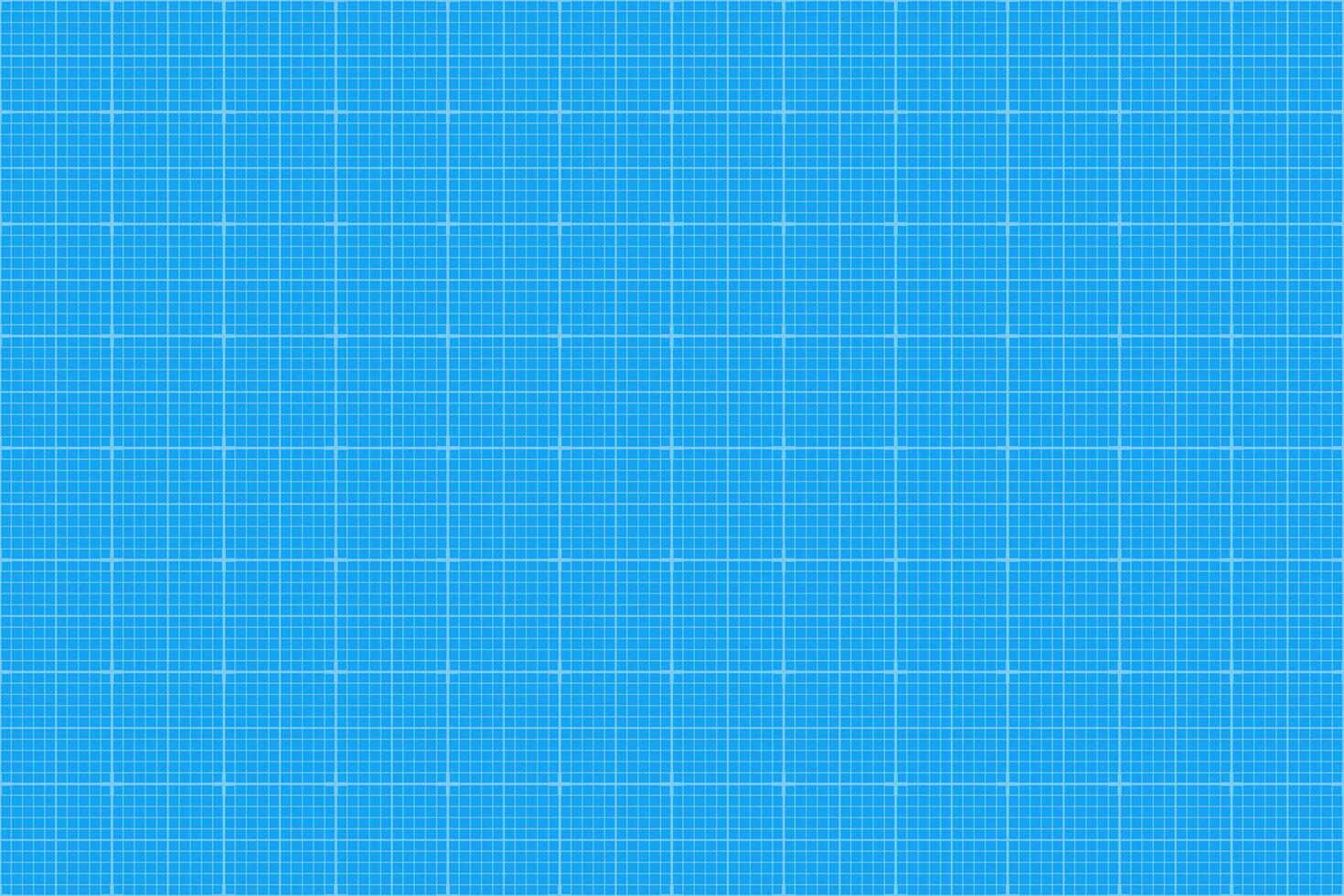 Blueprint background. Seamless technical engineering drawing, plan paper with line squared grid geometric pattern. Blueprint vector blank texture