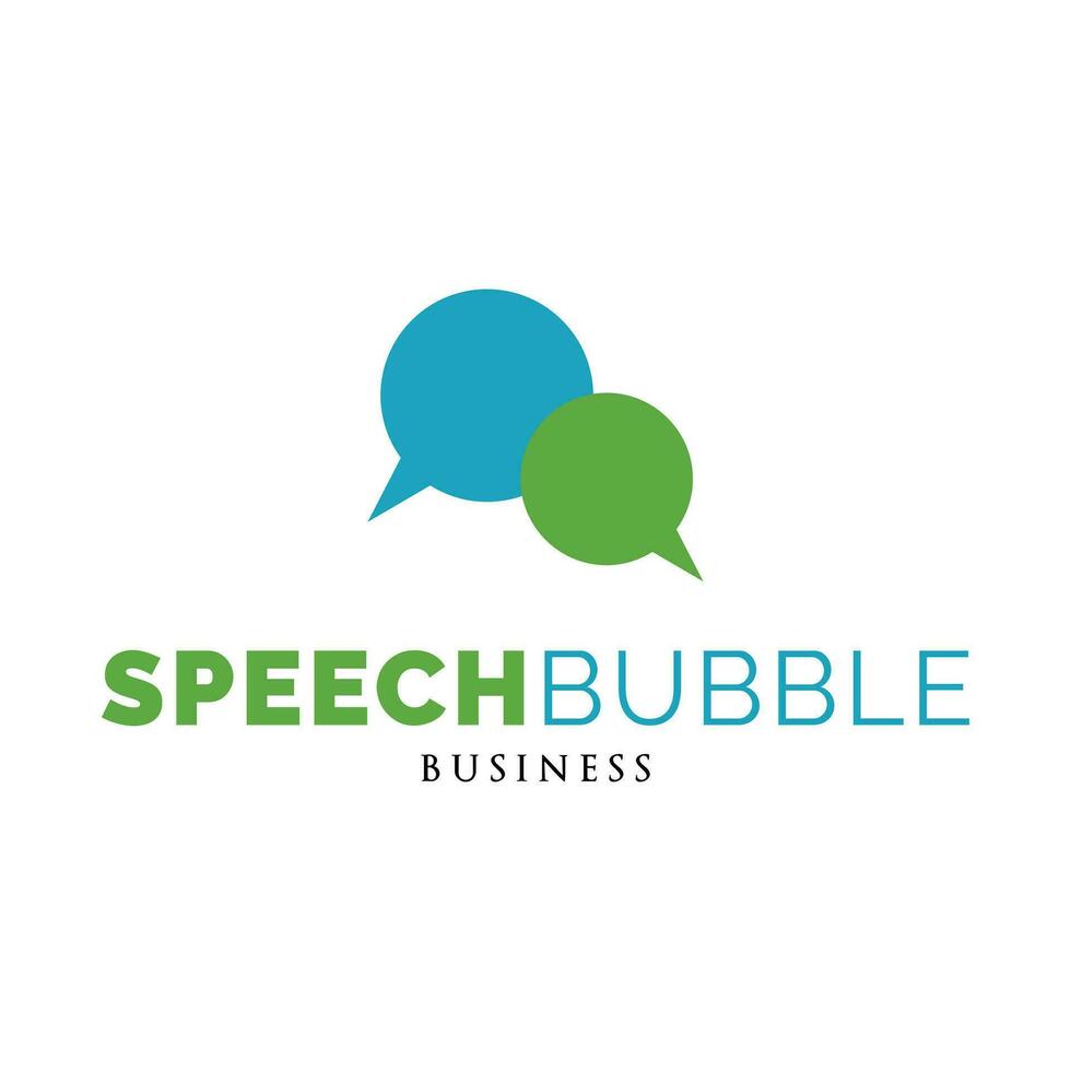 Speech Bubble Icon Logo Design Template vector