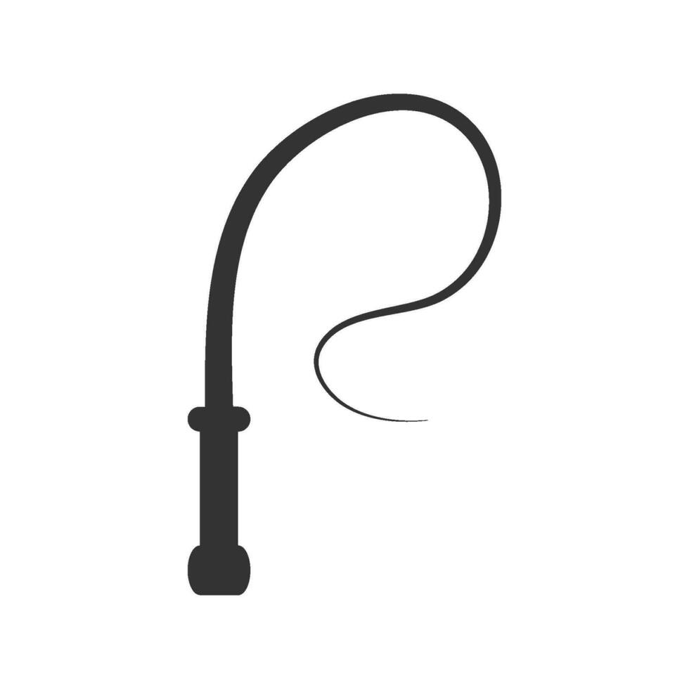 Whip icon vector