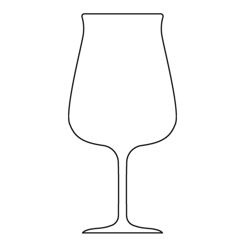 beer glass icon vector