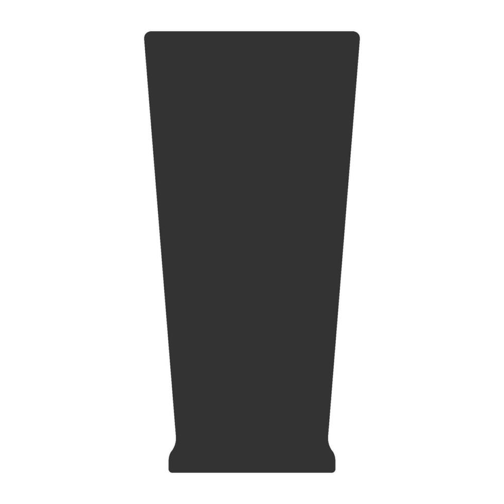 beer glass icon vector