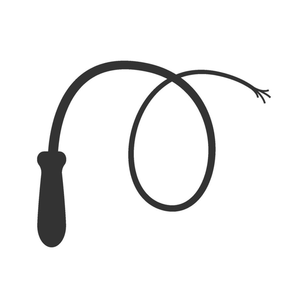 Whip icon vector