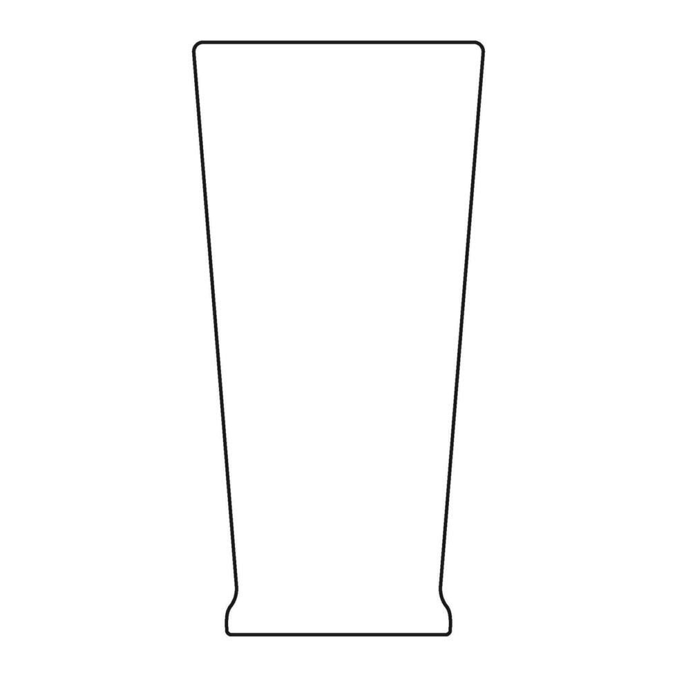 cerveza vaso icono vector