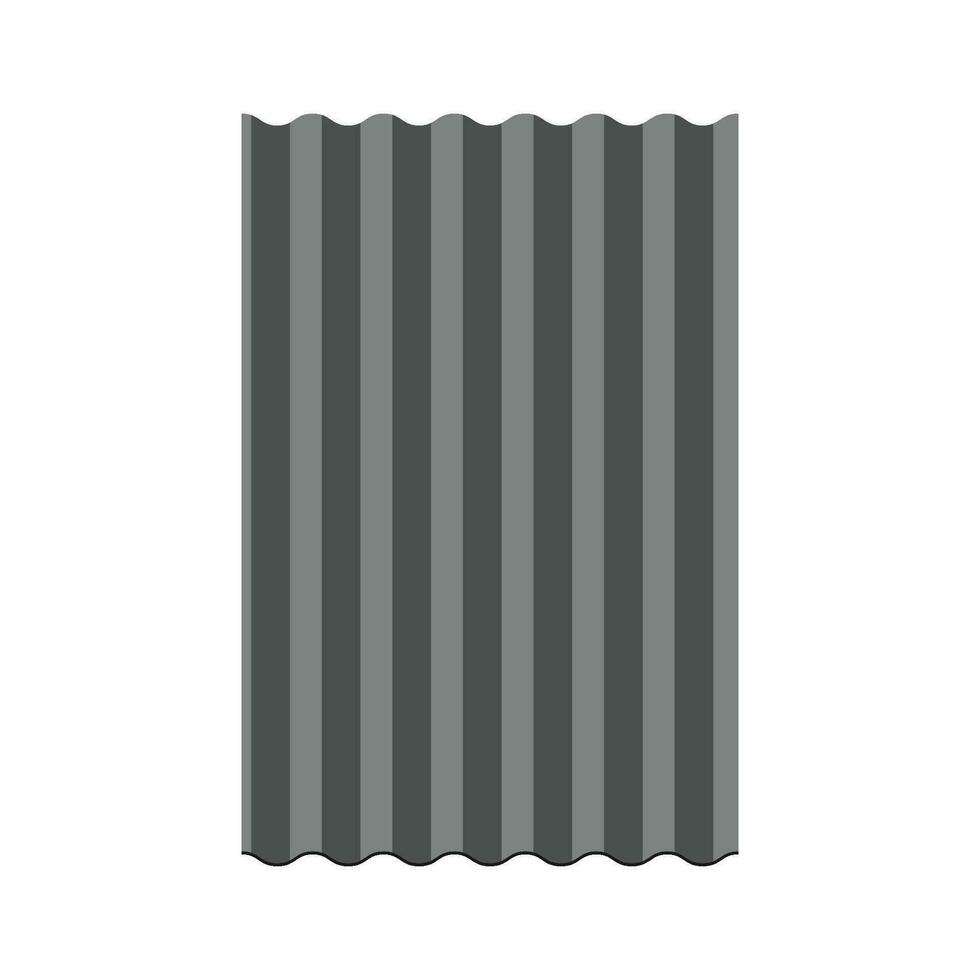 asbestos roof icon vector