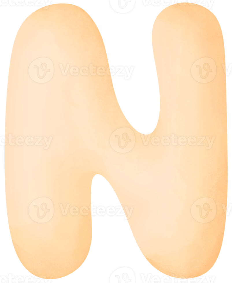 English alphabet N png