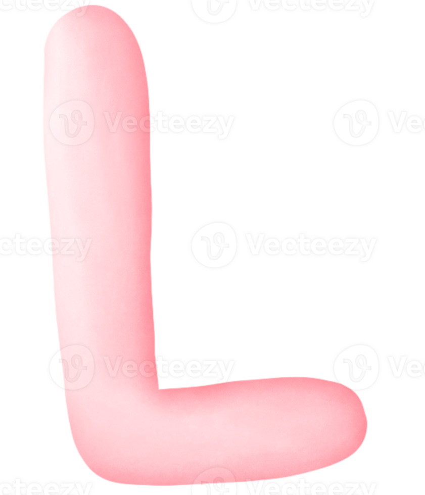 English alphabet L png
