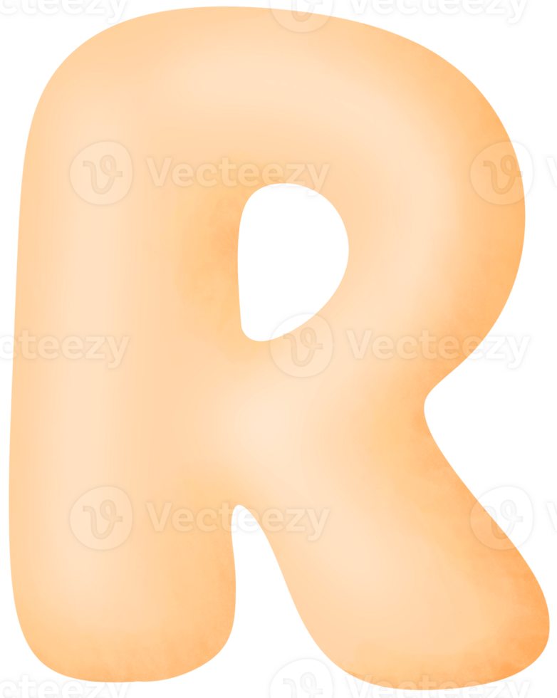 English alphabet R png