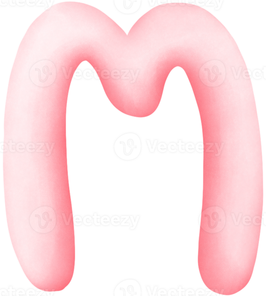 English alphabet M png
