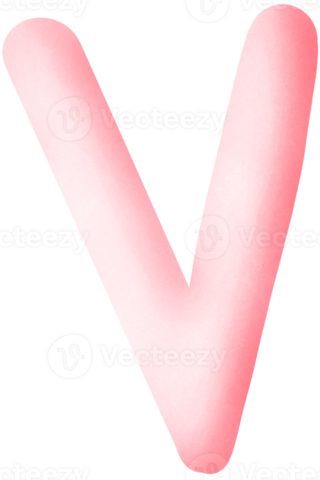 English alphabet V png