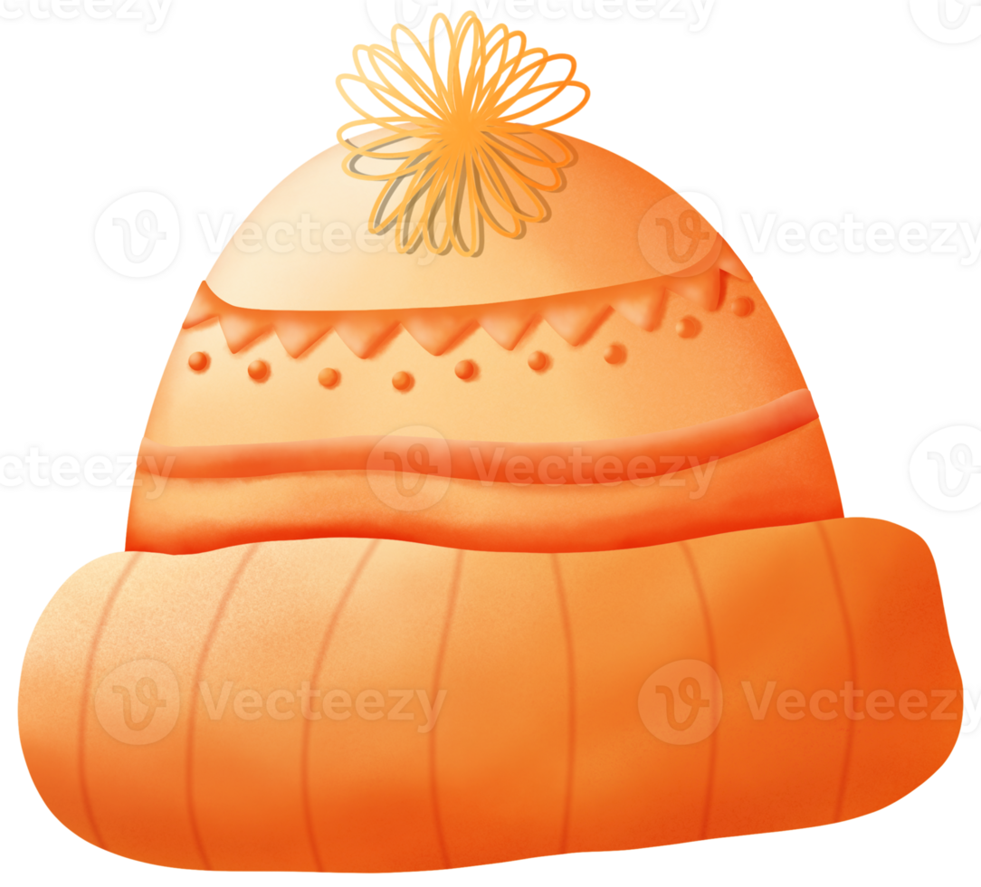 Winter wool hat png