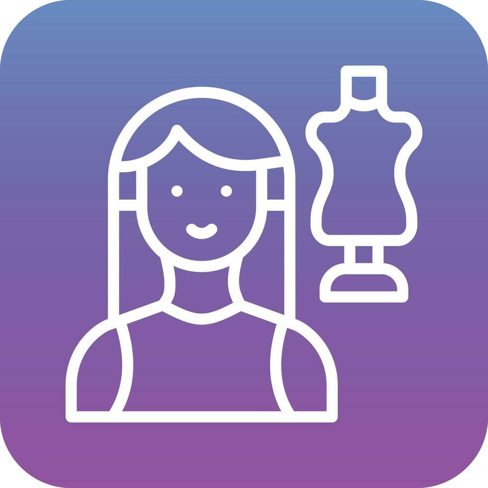 Fashion Designer Vector Icon