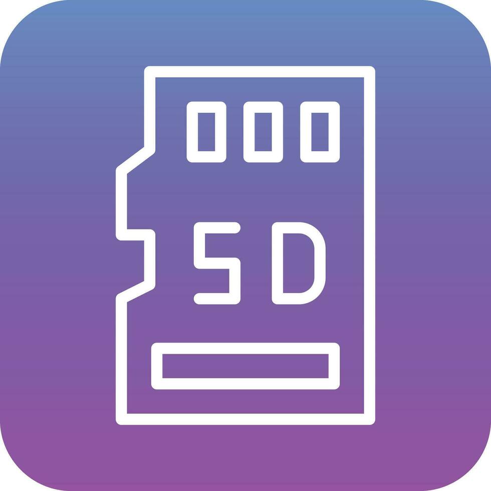 Sd Card Vector Icon