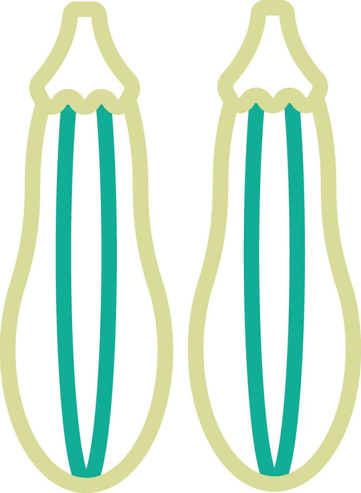 Zucchini Vector Icon
