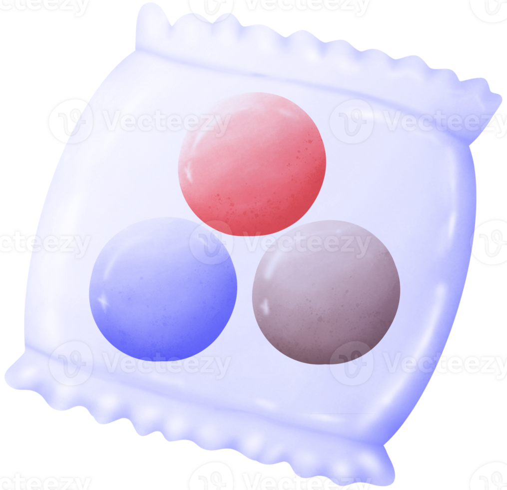 3 pieces of candy or toffee png