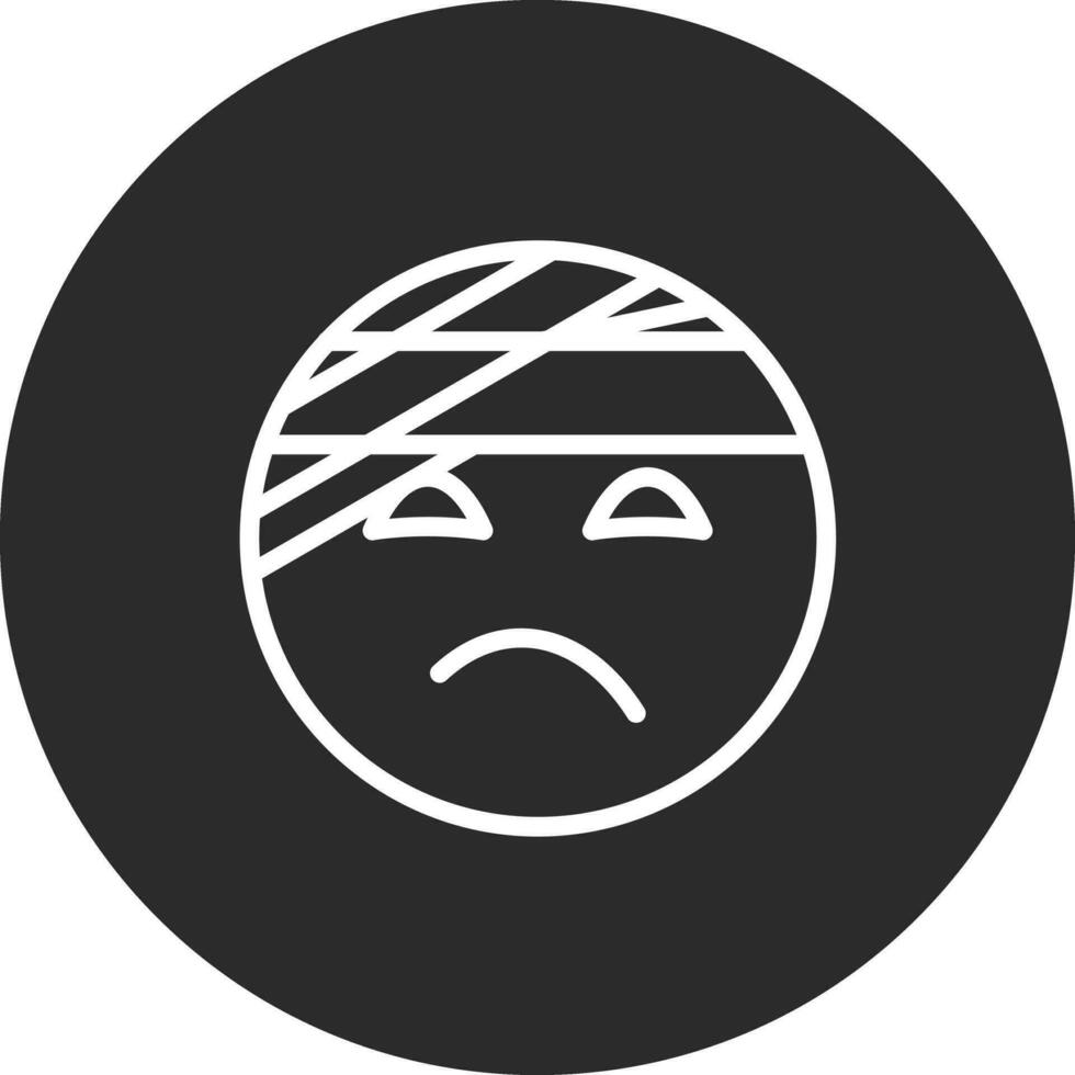 Face with Head Bandage Vector Icon