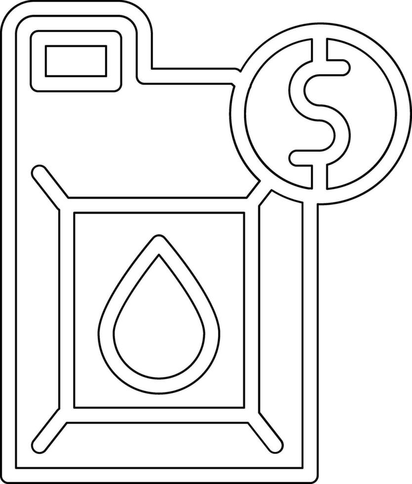 Oil Purchase Vector Icon