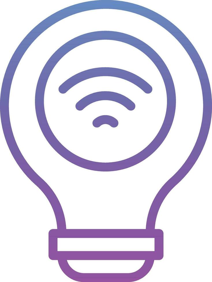 Smart Bulb Vector Icon