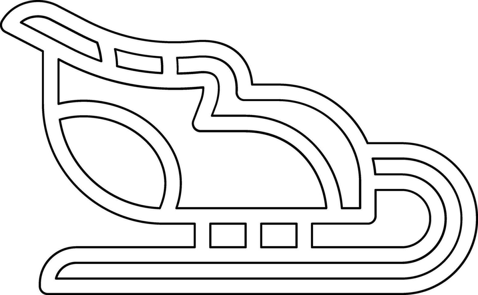 Sled Vector Icon