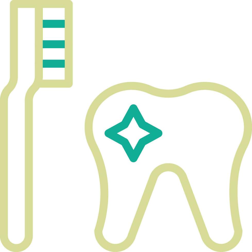 diente higiene vector icono