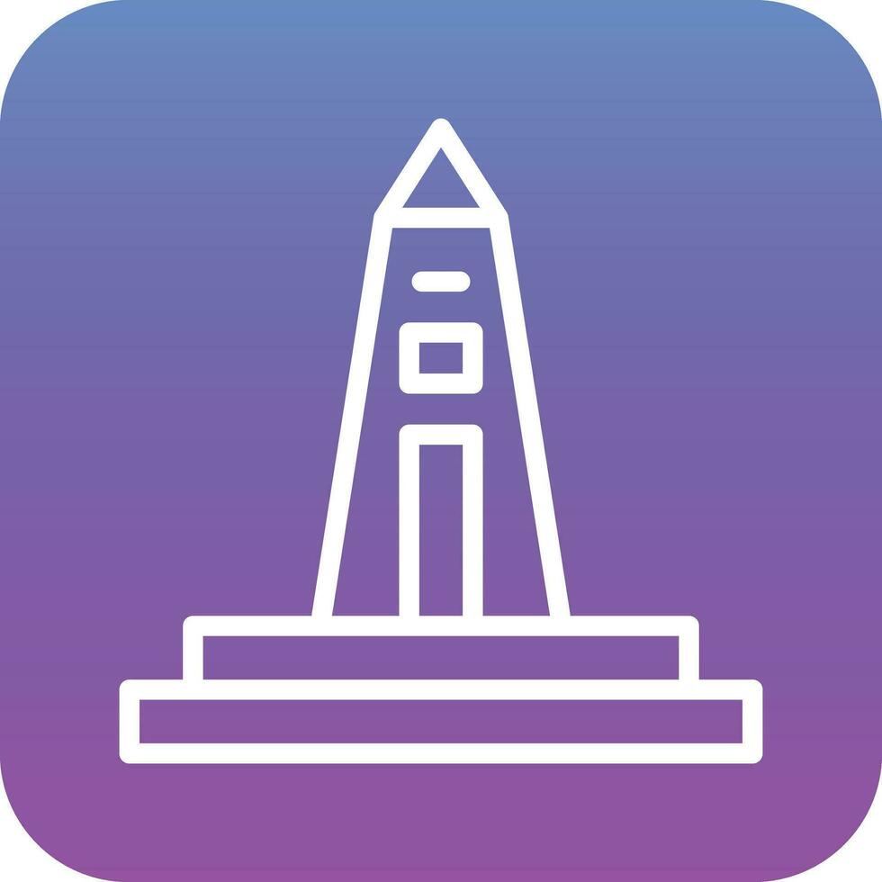 Obelisk Vector Icon