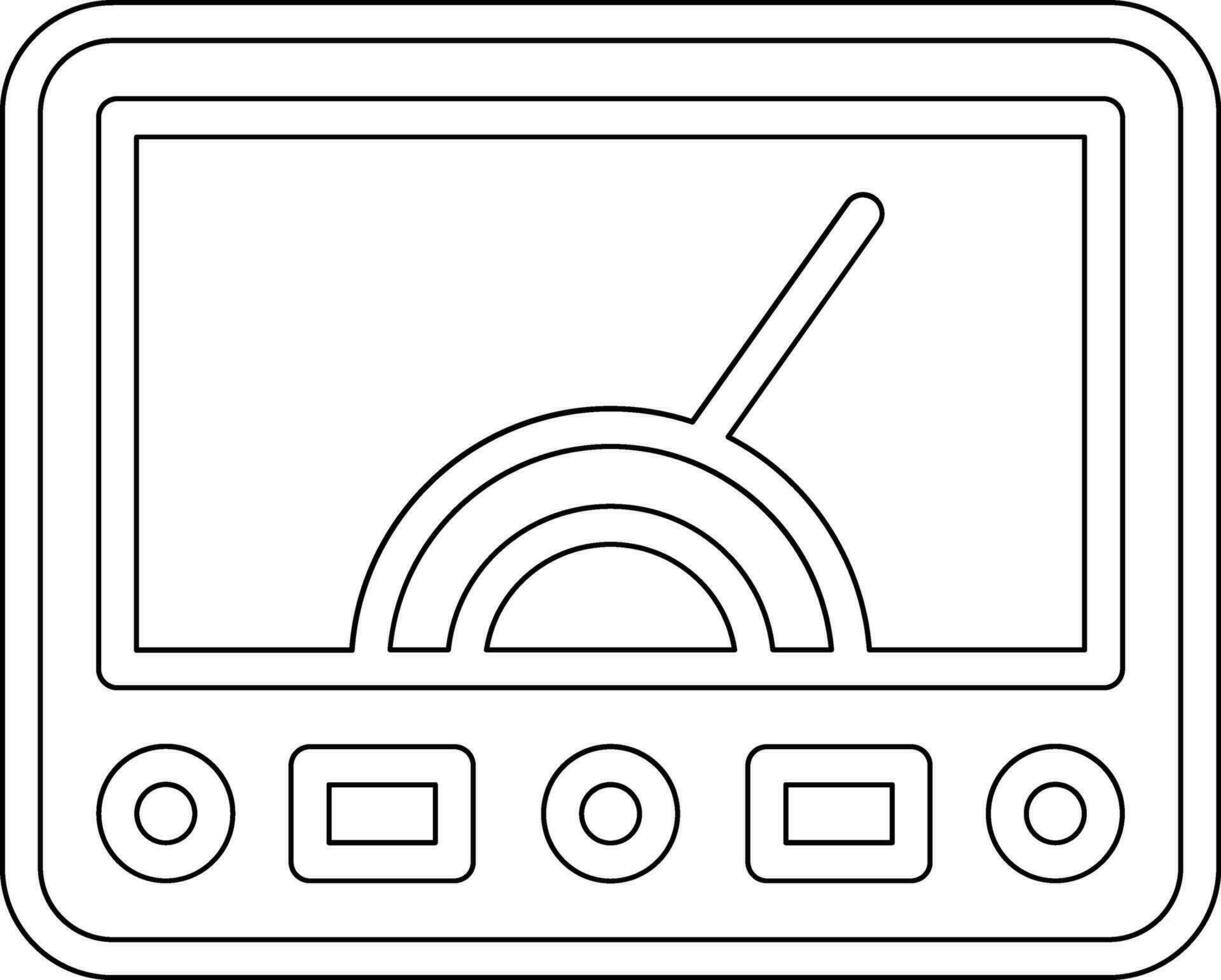Voltmeter Vector Icon