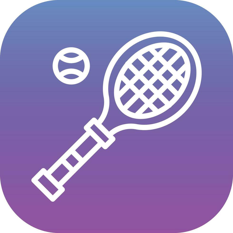 Tennis Racket Vector Icon