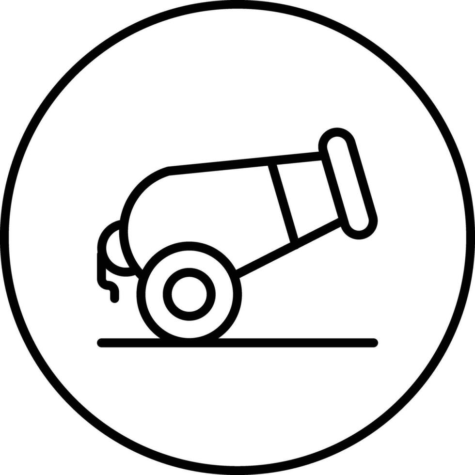 Pirate Cannon Vector Icon