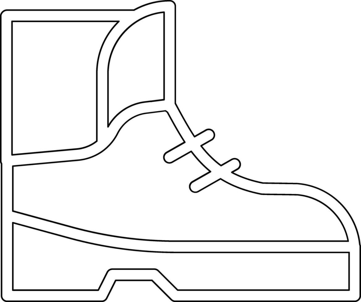 icono de vector de botas