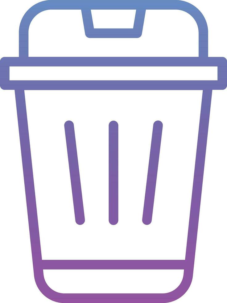 Trash Bin Vector Icon