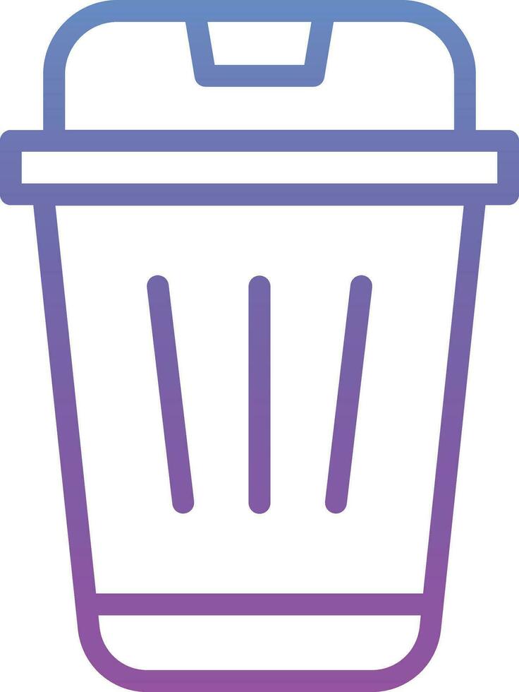 Trash Bin Vector Icon