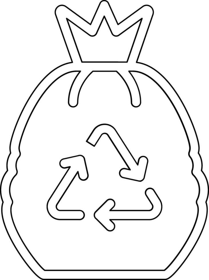 Garbage Bag Vector Icon