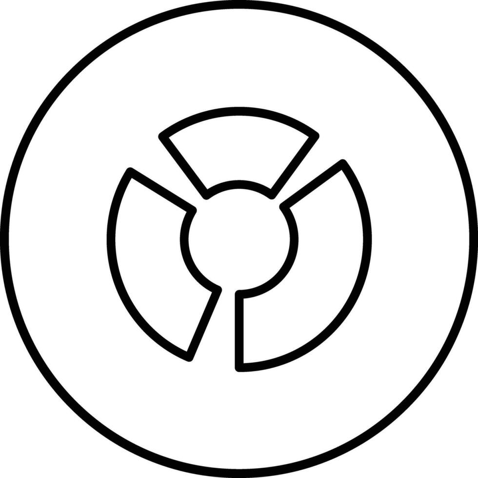 Donut Chart Vector Icon