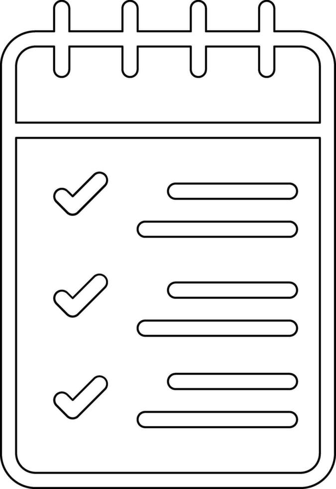 Tasks Vector Icon