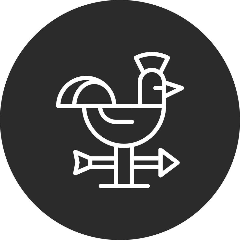 Weather Vane Vector Icon