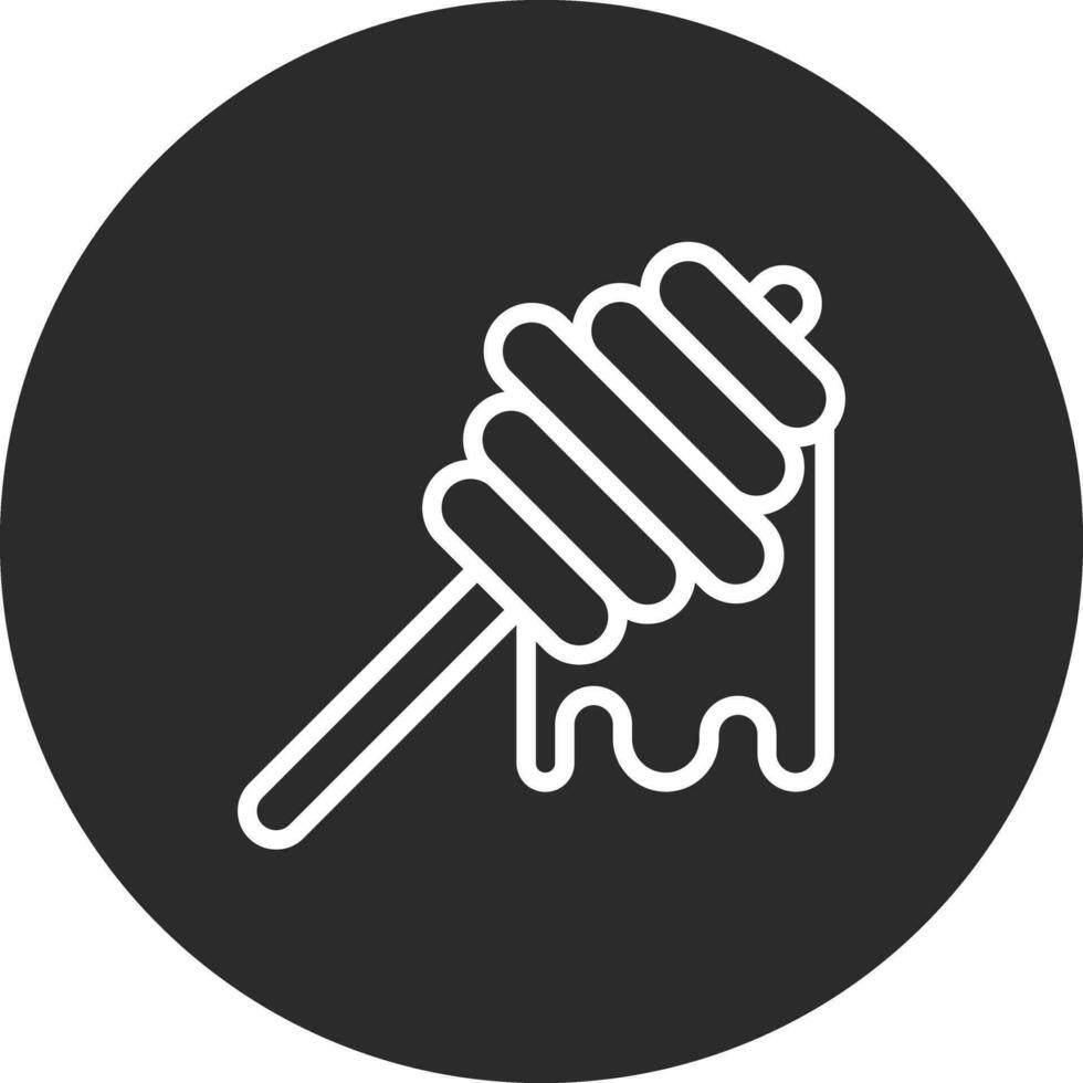 Honey Dipper Vector Icon