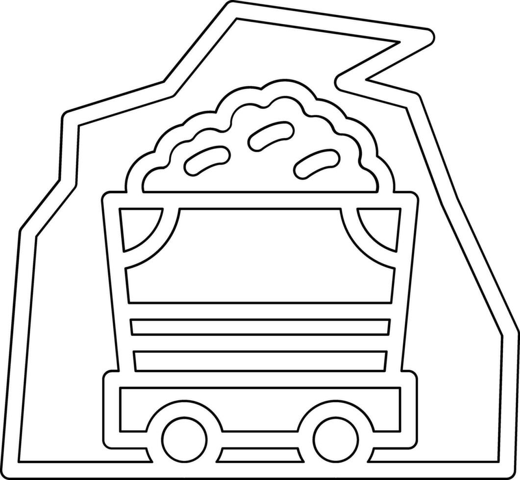 Desert Mine Vector Icon