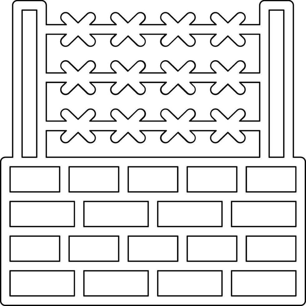 Shield Border Vector Icon