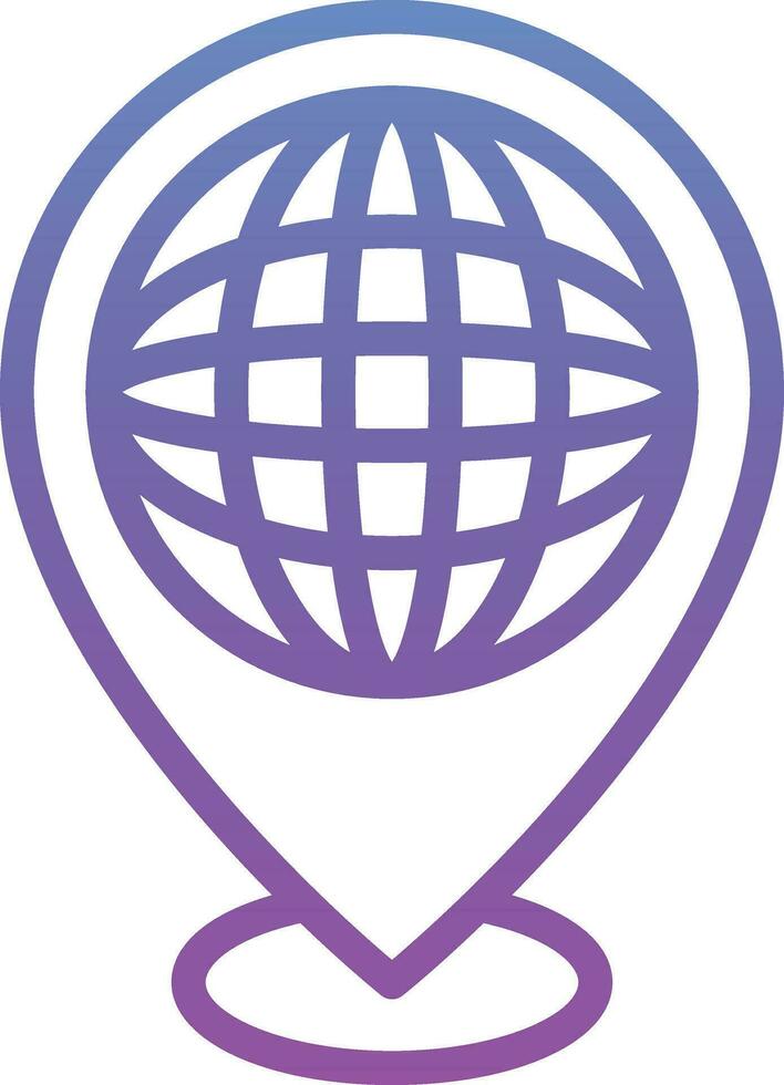 Worldwide Location Vector Icon