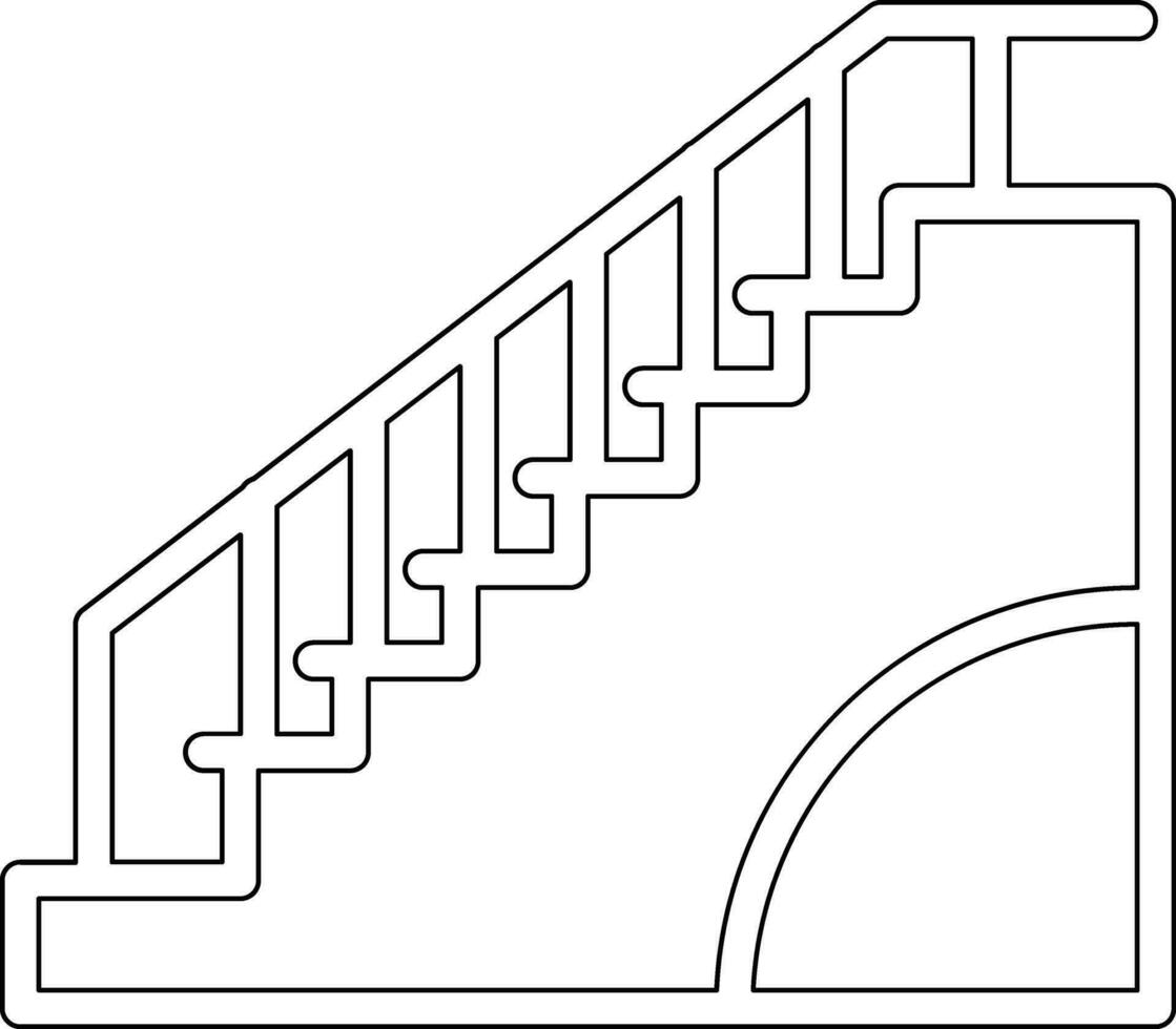 Stairs Vector Icon