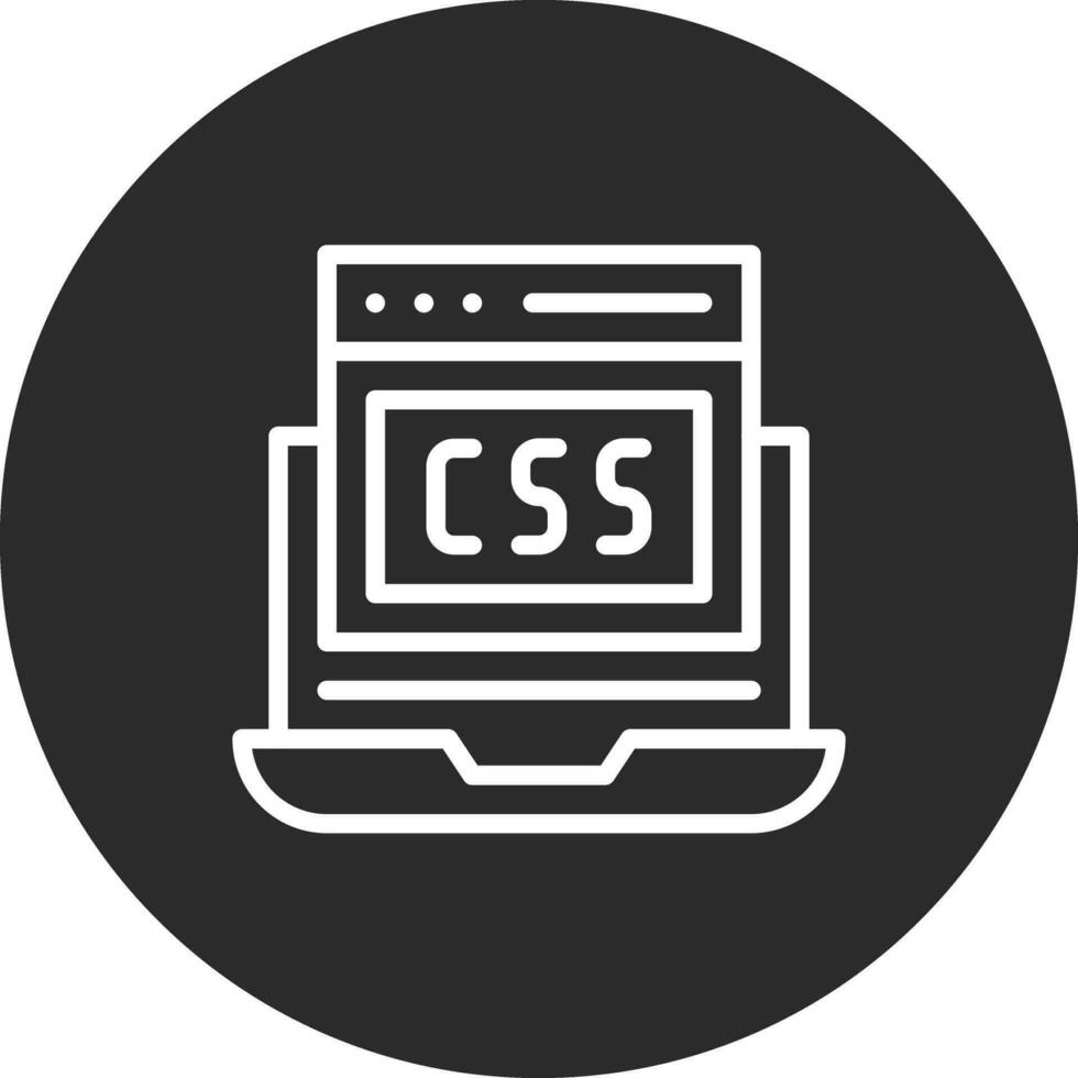 css código vector icono